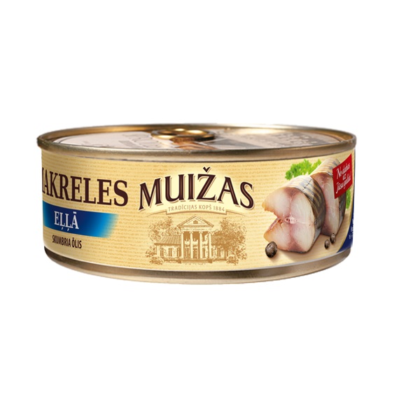 Makreles eļļā MUIŽAS 240g EO