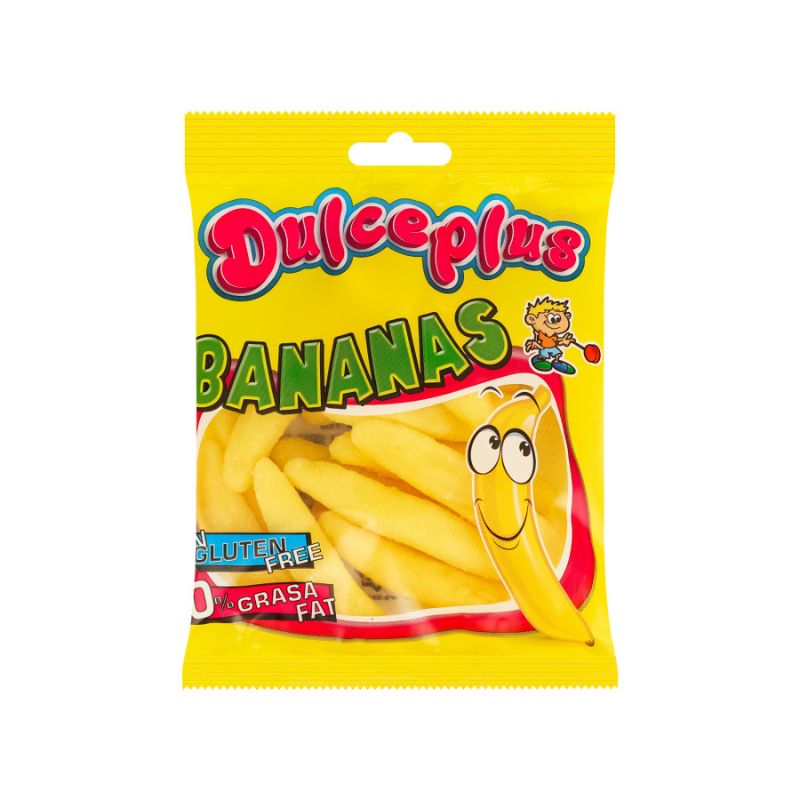 Dulceplus želejkonfektes SUGARED BANANAS